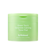 BY WiISHTREND Green Tea & Ceramide Calming Toner Pad, 190 ml.