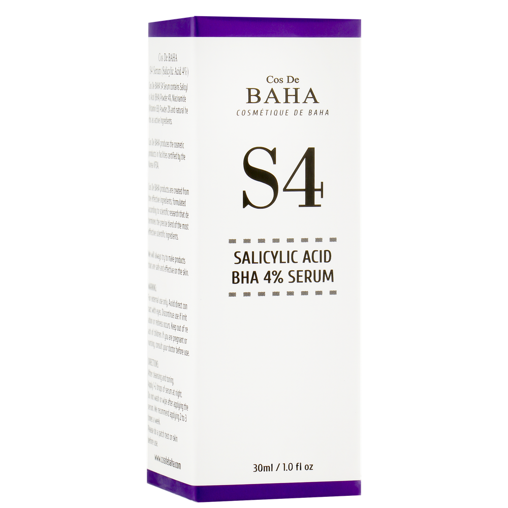 Кислотная сыворотка для проблемной кожи Cos De BAHA BHA Salicylic Acid 4% Exfoliant Serum