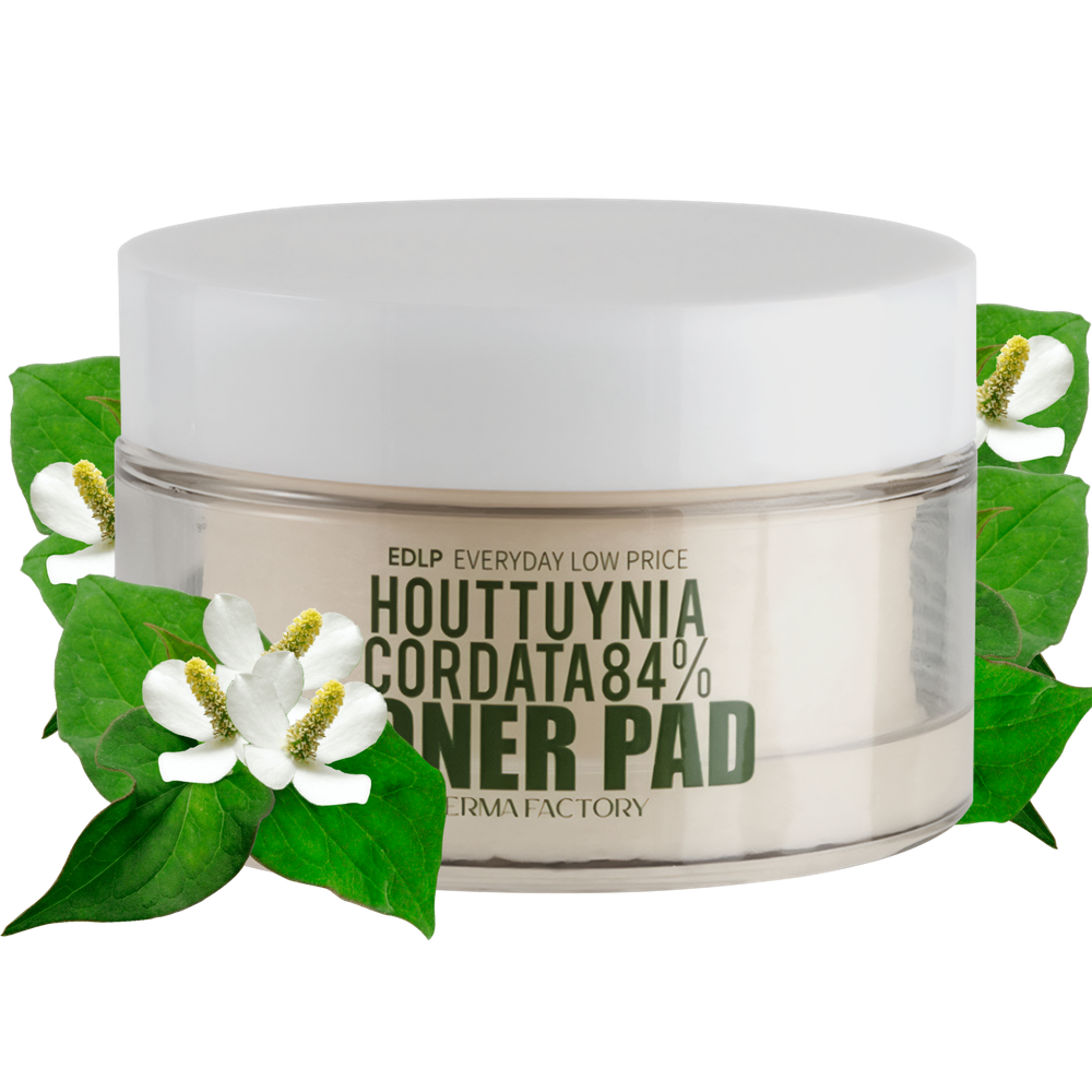 Derma Factory Houttuynia Cordata 84% Toner Pad 150 ml