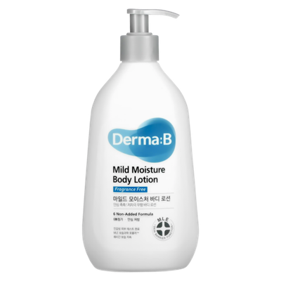 DERMA:B Mild Moisture Body Lotion, 400 ml.
