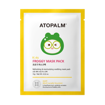 ATOPALM Kids Froggy Mask Pack, 15 g.