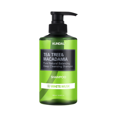 KUNDAL Tea Tree & Macadamia Shampoo (White Musk)