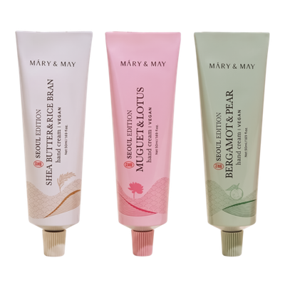 MARY & MAY Seoul Edition Hand Cream Trio Set, 3x50 ml