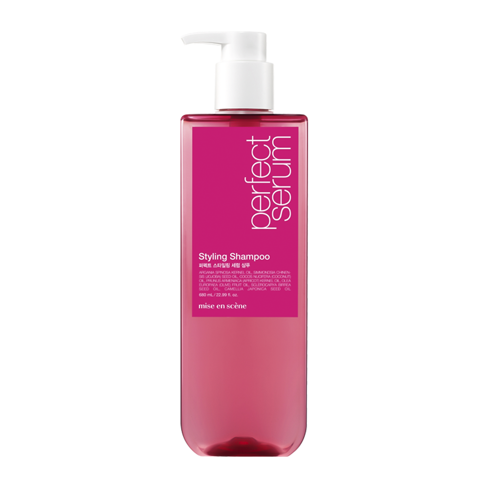 Питательный шампунь для повреждённых волос Mise-en-scène Perfect Serum Styling Shampoo