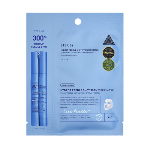 VT Cosmetics Hydrop Reedle Shot 300 HL 2Step Mask