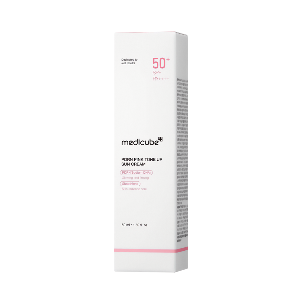 MEDICUBE PDRN Pink Tone Up Sun Cream SPF50+ PA++++, 50 ml.