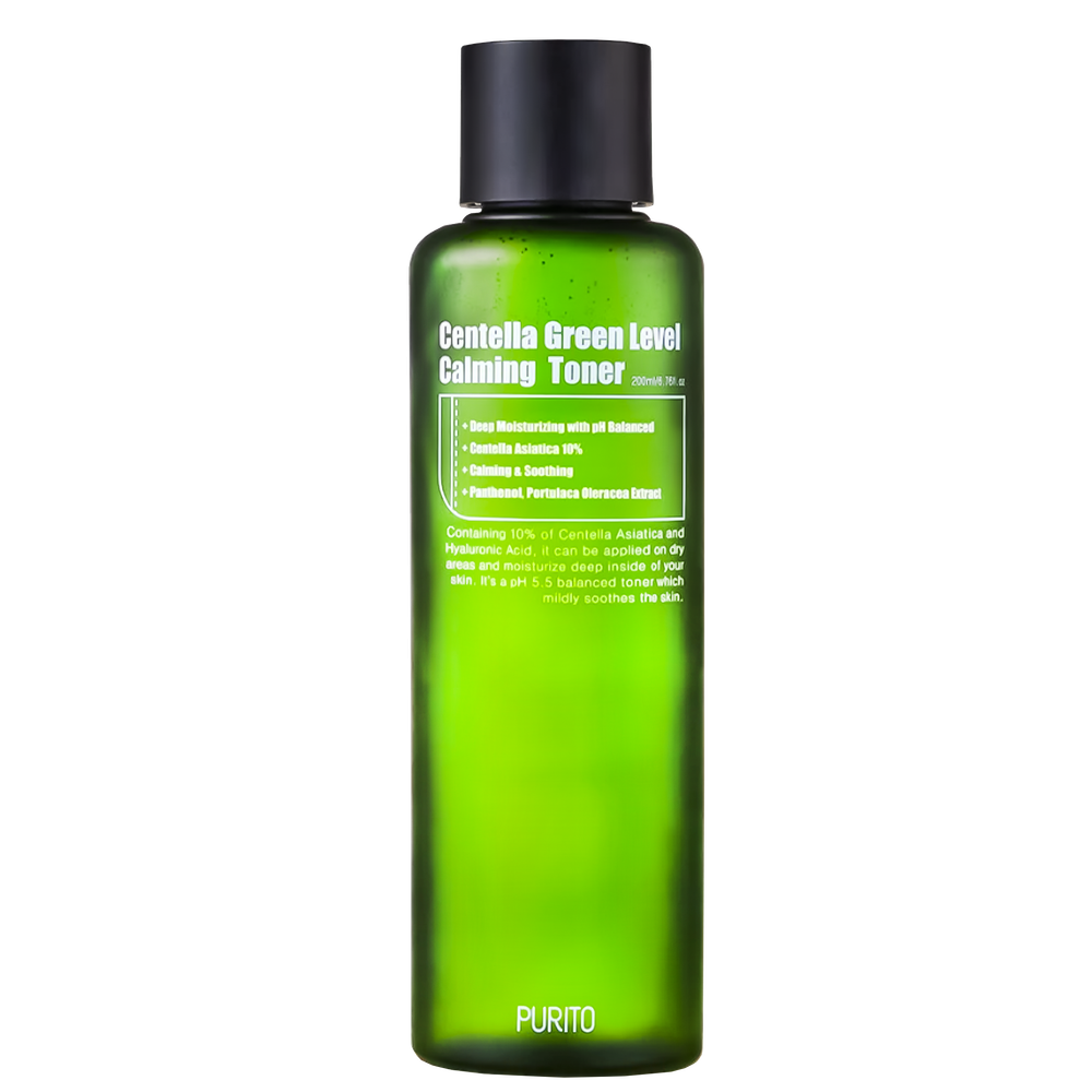 Бесспиртовой успокаивающий тонер с центеллой азиатской Purito Centella Green Level Calming Toner