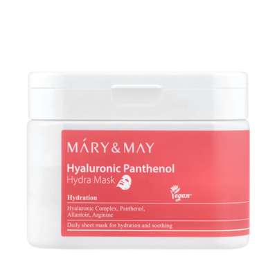 MARY & MAY Hyaluronic Panthenol Hydra Mask, (30 шт. в упаковке)