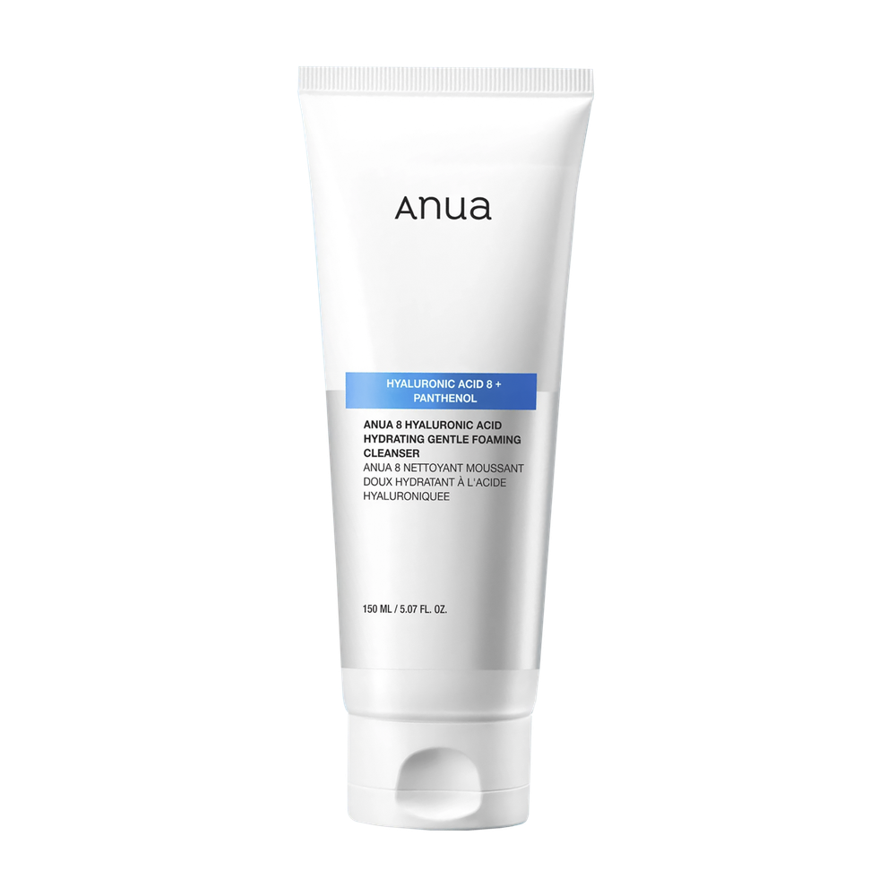 Мягкая пенка для умывания Anua 8 Hyaluronic Acid Hydrating Gentle Foaming Cleanser