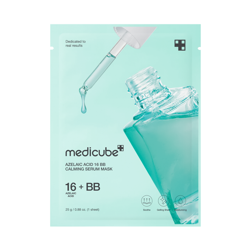 MEDICUBE Azelaic Acid 16 BB Calming Serum Mask, 25 g.