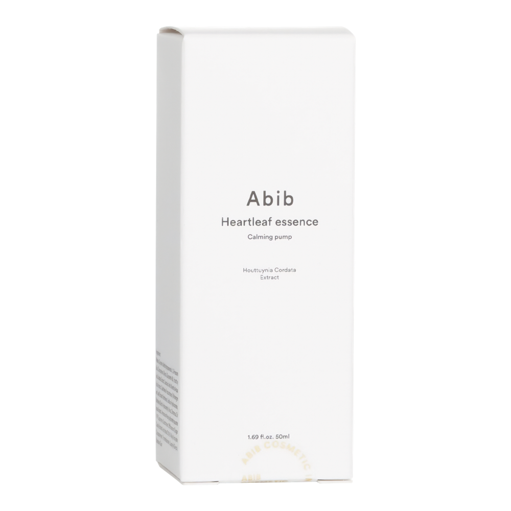 Успокаивающая эссенция с экстрактом хауттюйнии Abib Heartleaf Essence Calming Pump