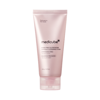 MEDICUBE PDRN Pink Glutathione Capsule Cleansing Foam, 120 g.