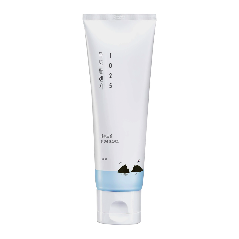 Мягкая пенка для умывания с морской водой Round Lab 1025 Dokdo Cleanser (240 ml.)