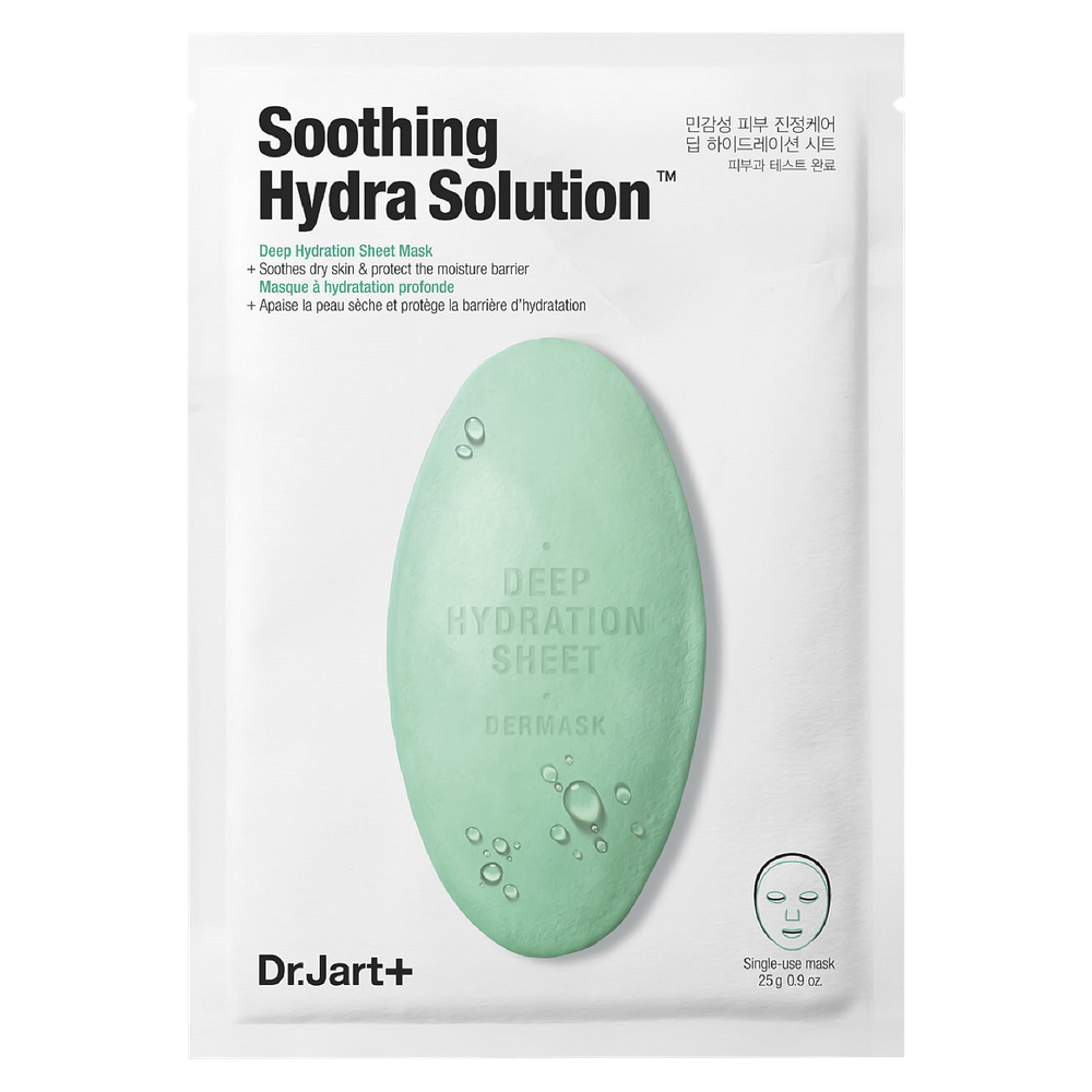 Успокаивающая тканевая маска с алоэ вера Dr.Jart+ Soothing Hydra Solution