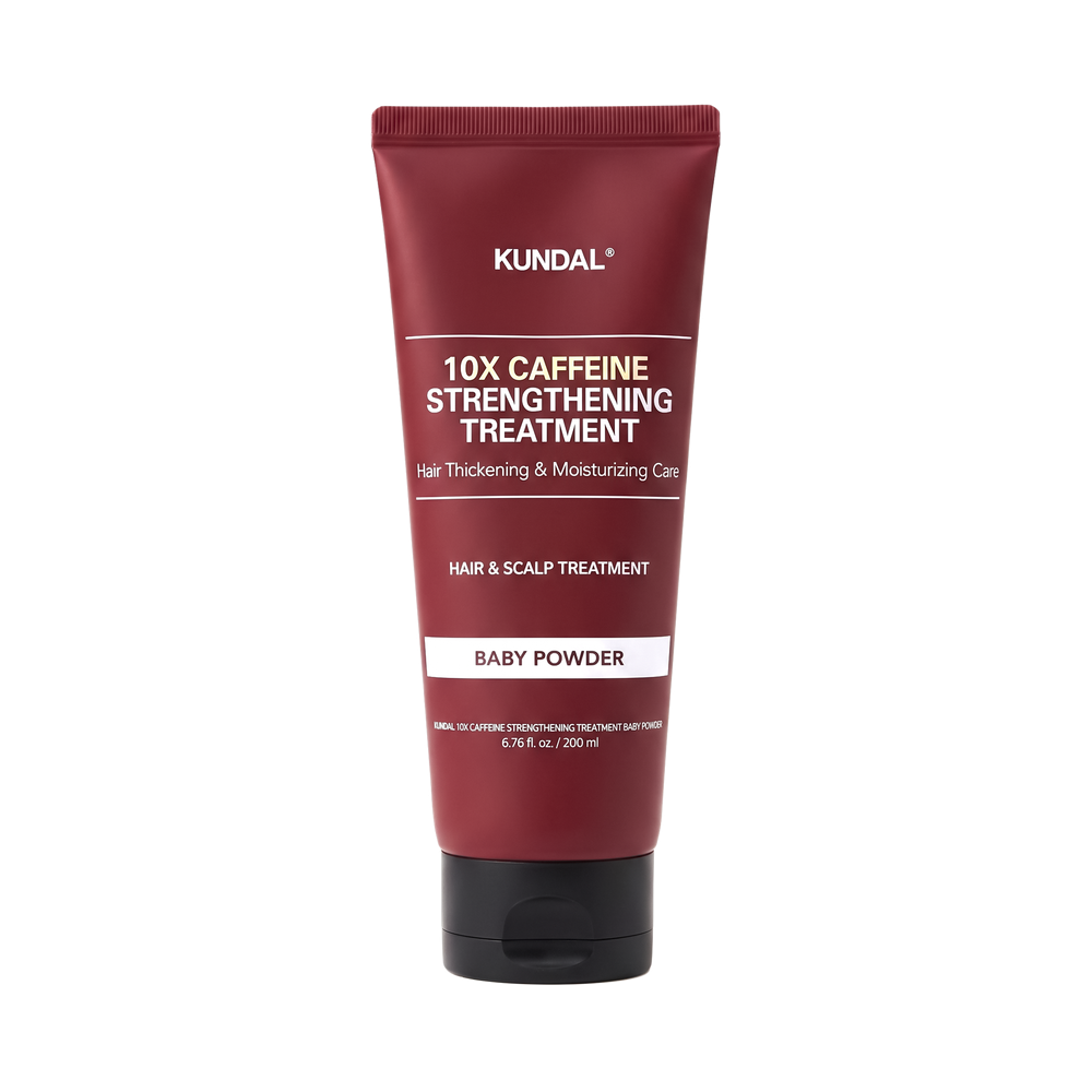 KUNDAL 10X Caffeine Strengthening Treatment Baby Powder, 200 ml.