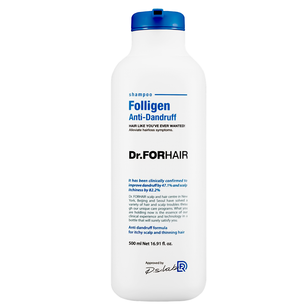 Успокаивающий шампунь против перхоти Dr.Forhair Folligen Anti-Dandruff Shampoo