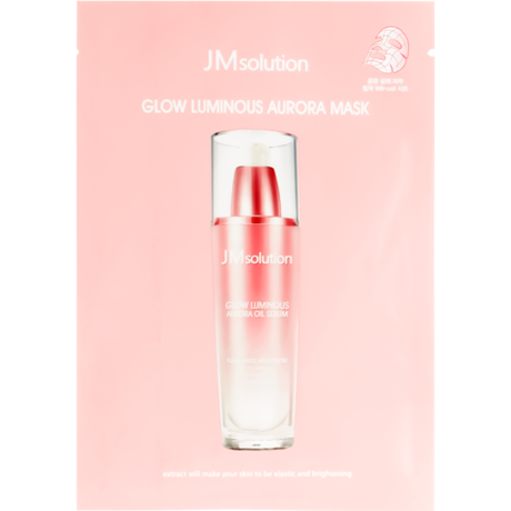 Целлюлозная маска с жемчугом JMsolution Glow Luminous Aurora Mask