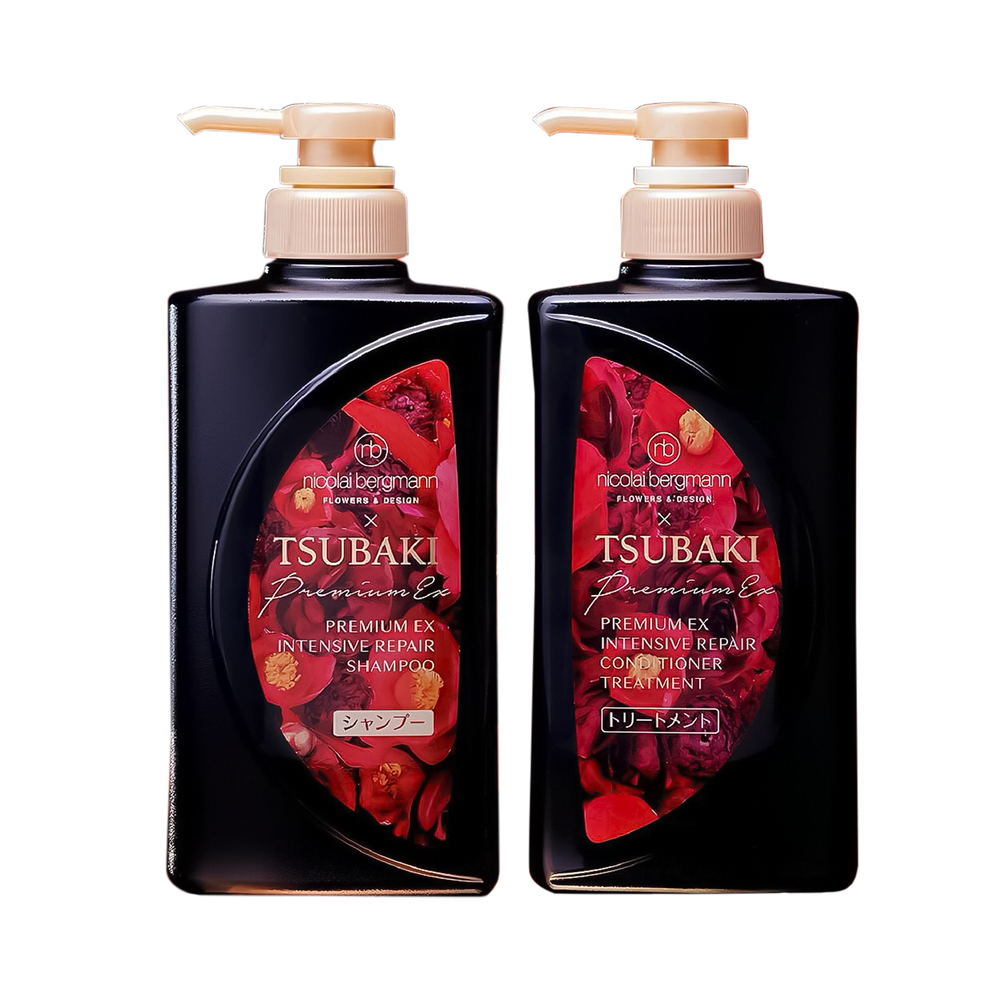 SHISEIDO TSUBAKI Premium EX Intensive Repair Shampoo & Conditioner Set