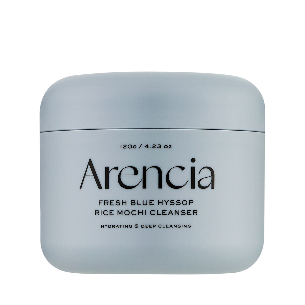 ARENCIA Fresh Blue Hyssop Rice Mochi Cleanser, 120 g.