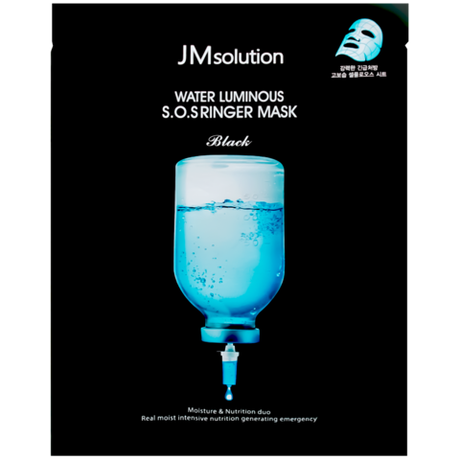 JMsolution Water Luminous S.O.S. Ringer Mask Black