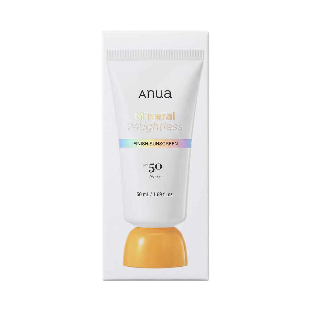 ANUA Mineral Weightless Finish Sunscreen, 50 ml.