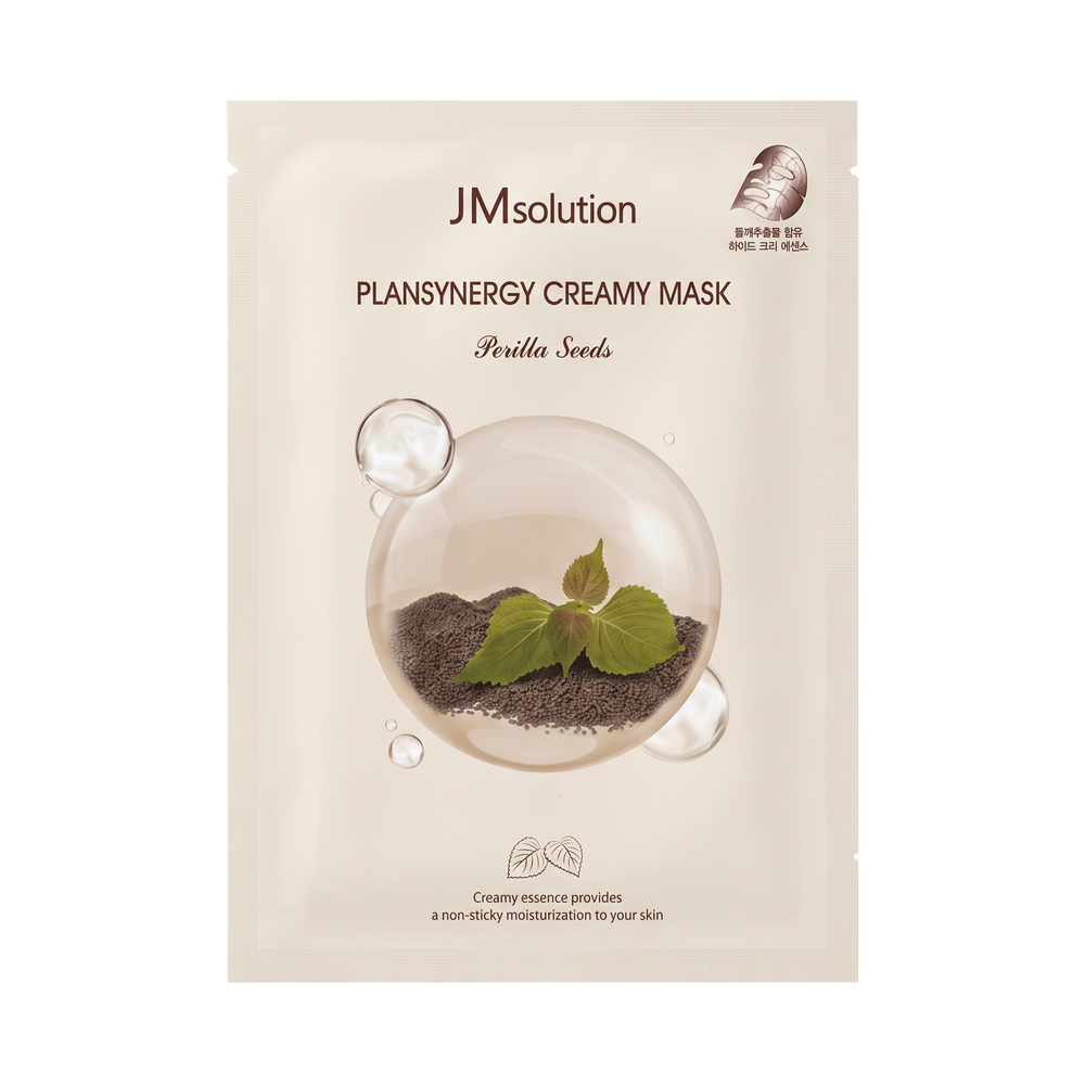 JMSOLUTION Plansynergy Creamy Mask Perilla Seeds, 30 ml.