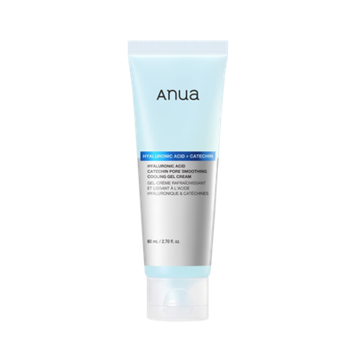 ANUA Hyaluronic Acid + Catechin Pore Smoothing Cooling Gel Cream, 80 ml.