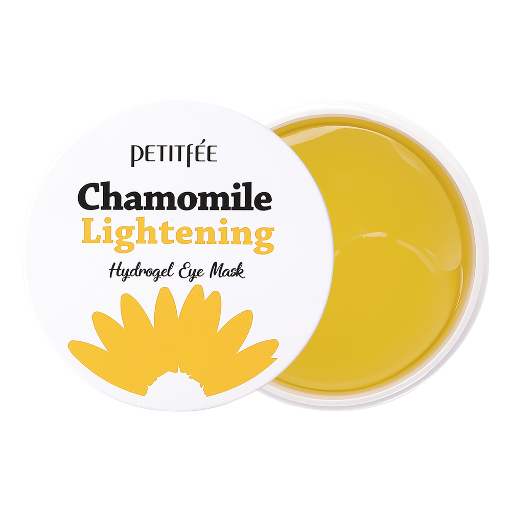 Патчи против темных кругов с экстрактом ромашки Petitfee Chamomile Lightening Hydrogel Eye Mask 3 отзыва