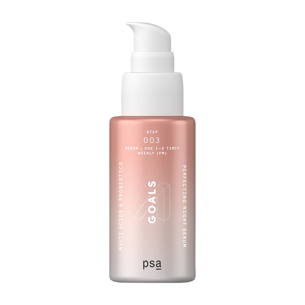 PSA Goals Multi Acids Probiotics Perfecting Night Serum