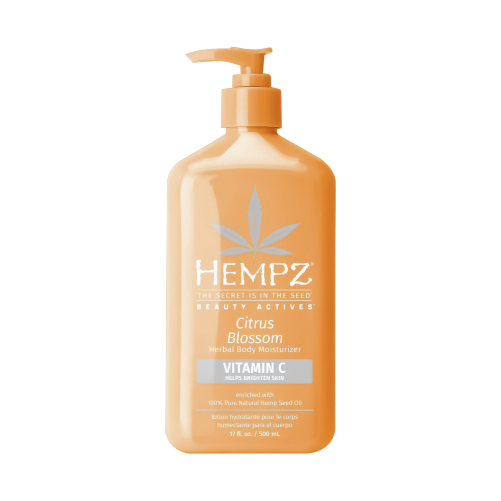 HEMPZ Citrus Blossom Herbal Body Moisturizer, 500 ml.
