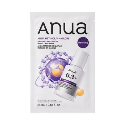 ANUA Retinol Niacin Night Care Mask, 24 ml.