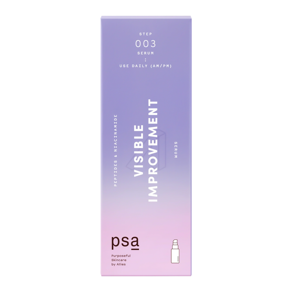 PSA Visible Improvement Peptides & Niacinamide Serum, 30 ml.