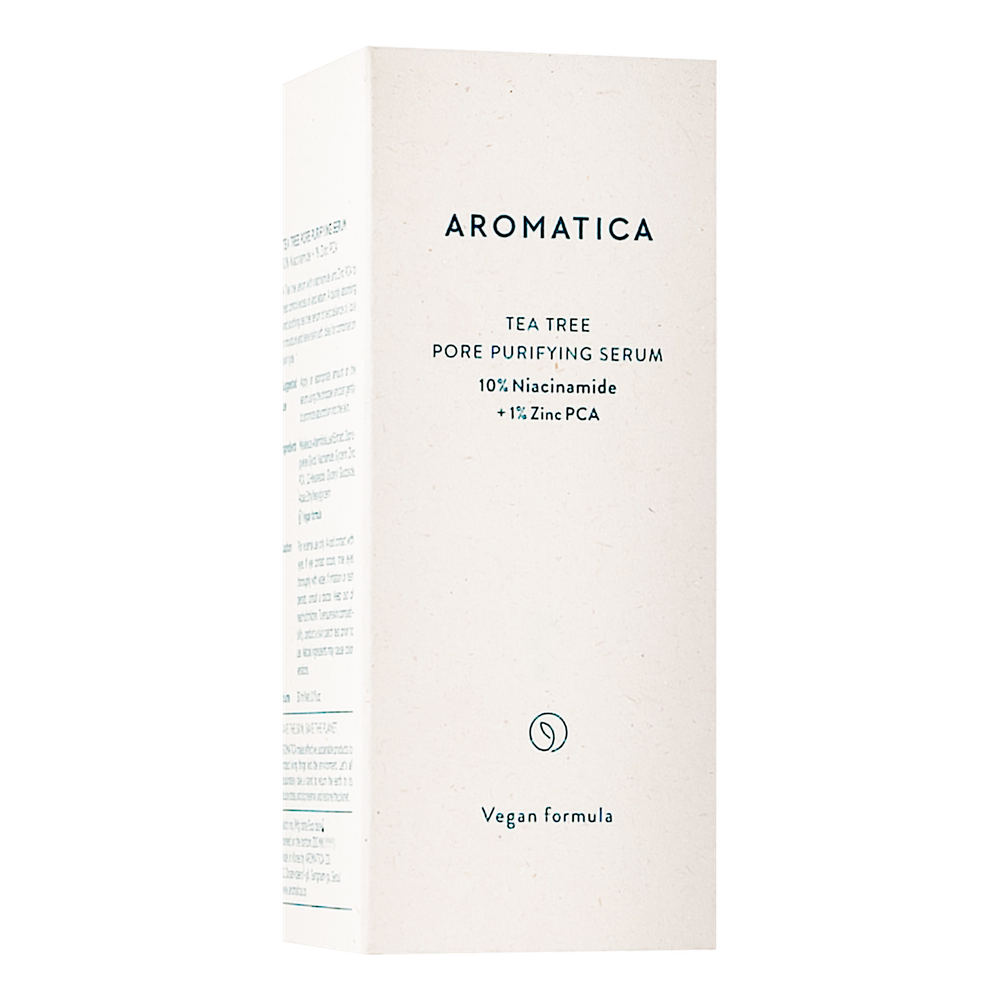 Серум с Ниацинамидом и Цинком для проблемной кожи Aromatica Tea tree Pore Purifying Serum 10% Niacinamide + 1% Zinc PCA