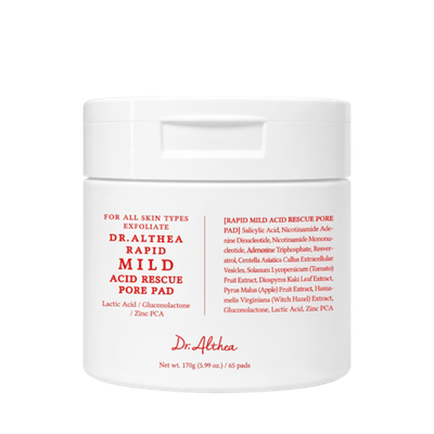 DR. ALTHEA Rapid Mild Acid Rescue Pore Pad, 170 g.