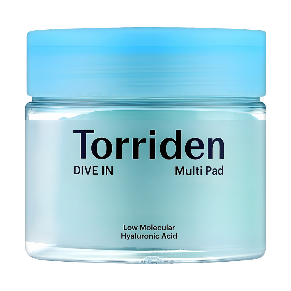 Увлажняющие многофункциональные пэды Torriden DIVE IN Low Molecular Hyaluronic Acid Multi Pad