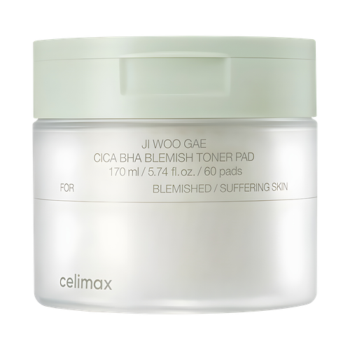 Celimax Ji Woo Gae Cica BHA Blemish Toner Pad