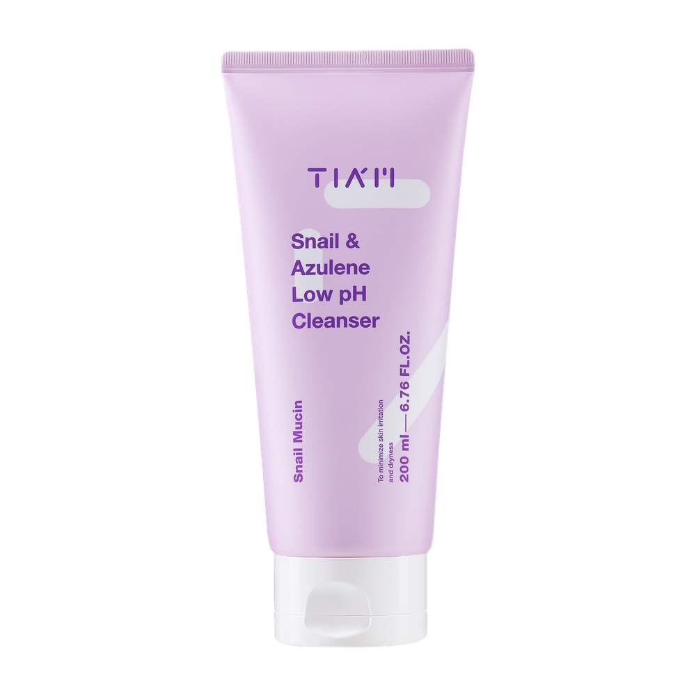 Успокаивающий гель для умывания с муцином TIAM Snail &amp; Azulene Low pH Cleanser