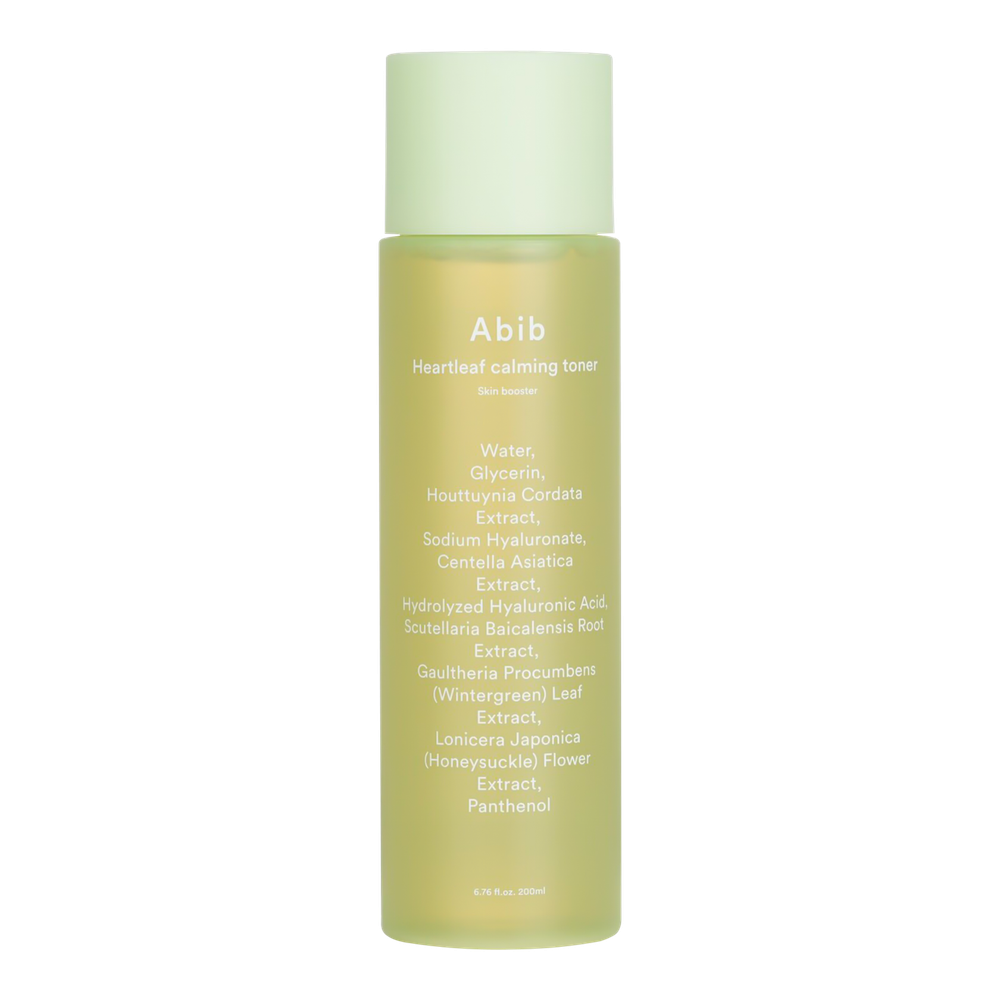 Успокаивающий тонер-бустер с экстрактом хауттюйнии Abib Heartleaf Calming Toner Skin Booster