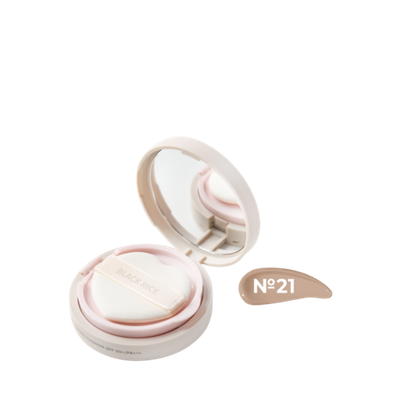Black Rice Long Lasting Cushion SPF50+ PA+++ №21