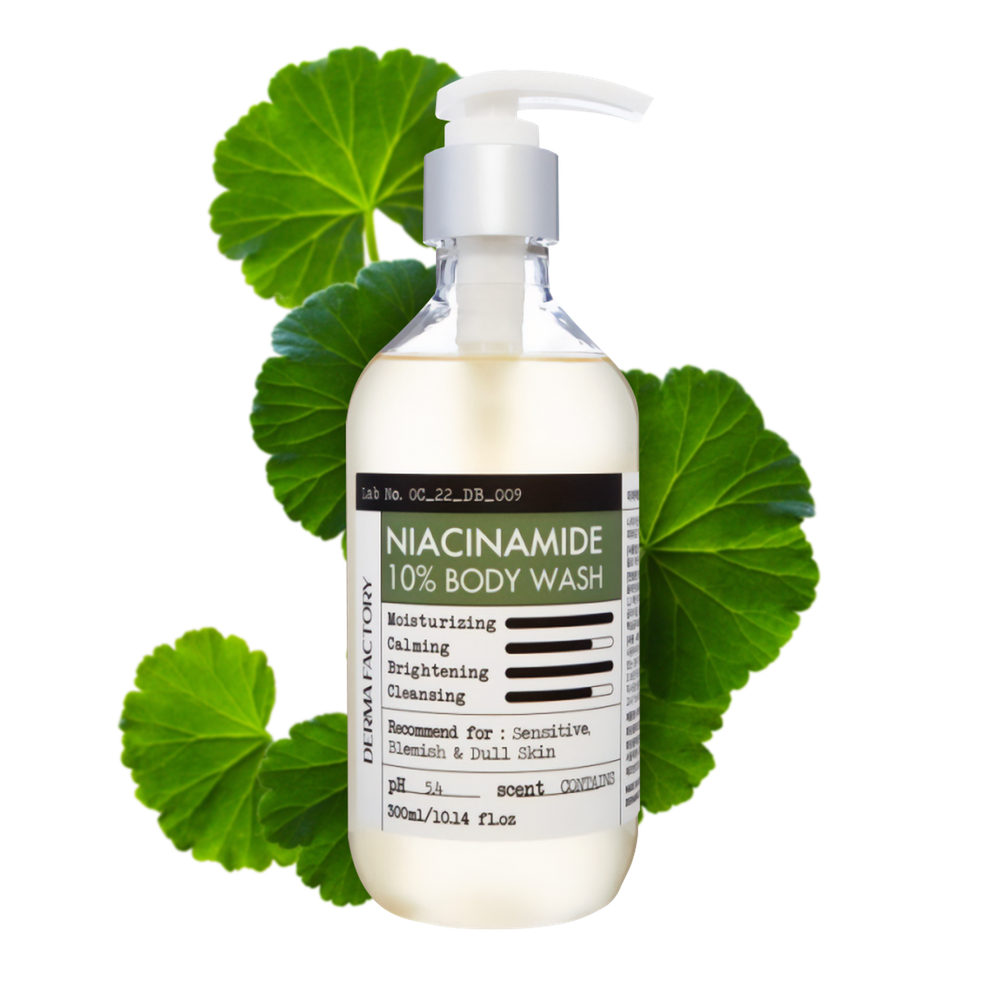 Derma Factory Niacinamide 10% Body Wash, 300ml