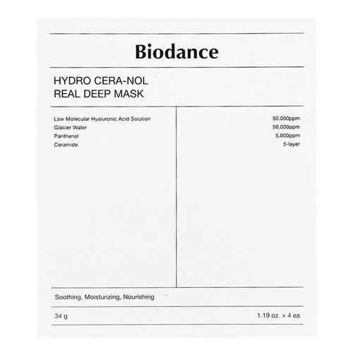 Biodance Hydro Cera-Nol Real Deep Mask