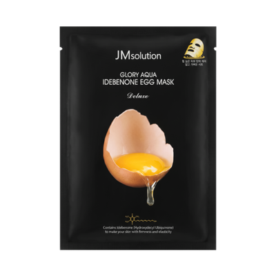 JMSOLUTION Glory Aqua Idebenone Egg Mask, 30 ml.