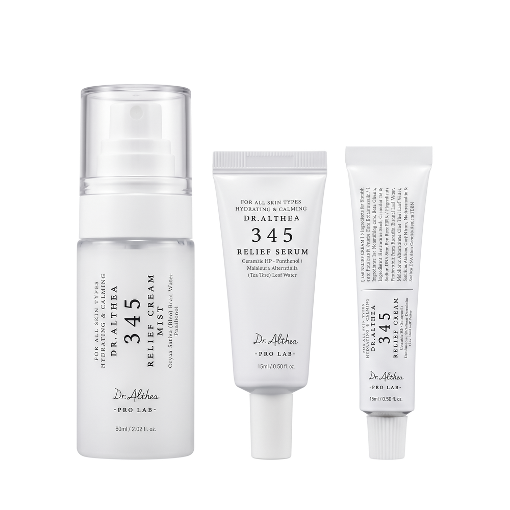DR.ALTHEA 345 Relief Travel Kit, 60+15+15 ml.