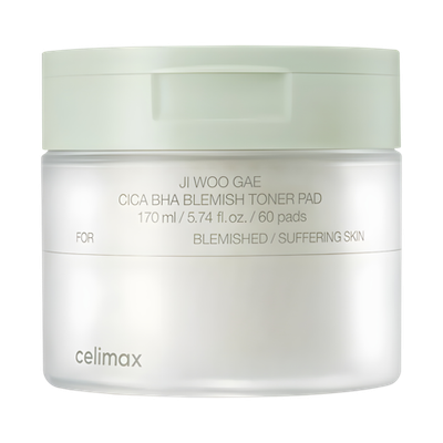 Celimax Ji Woo Gae Cica BHA Blemish Toner Pad