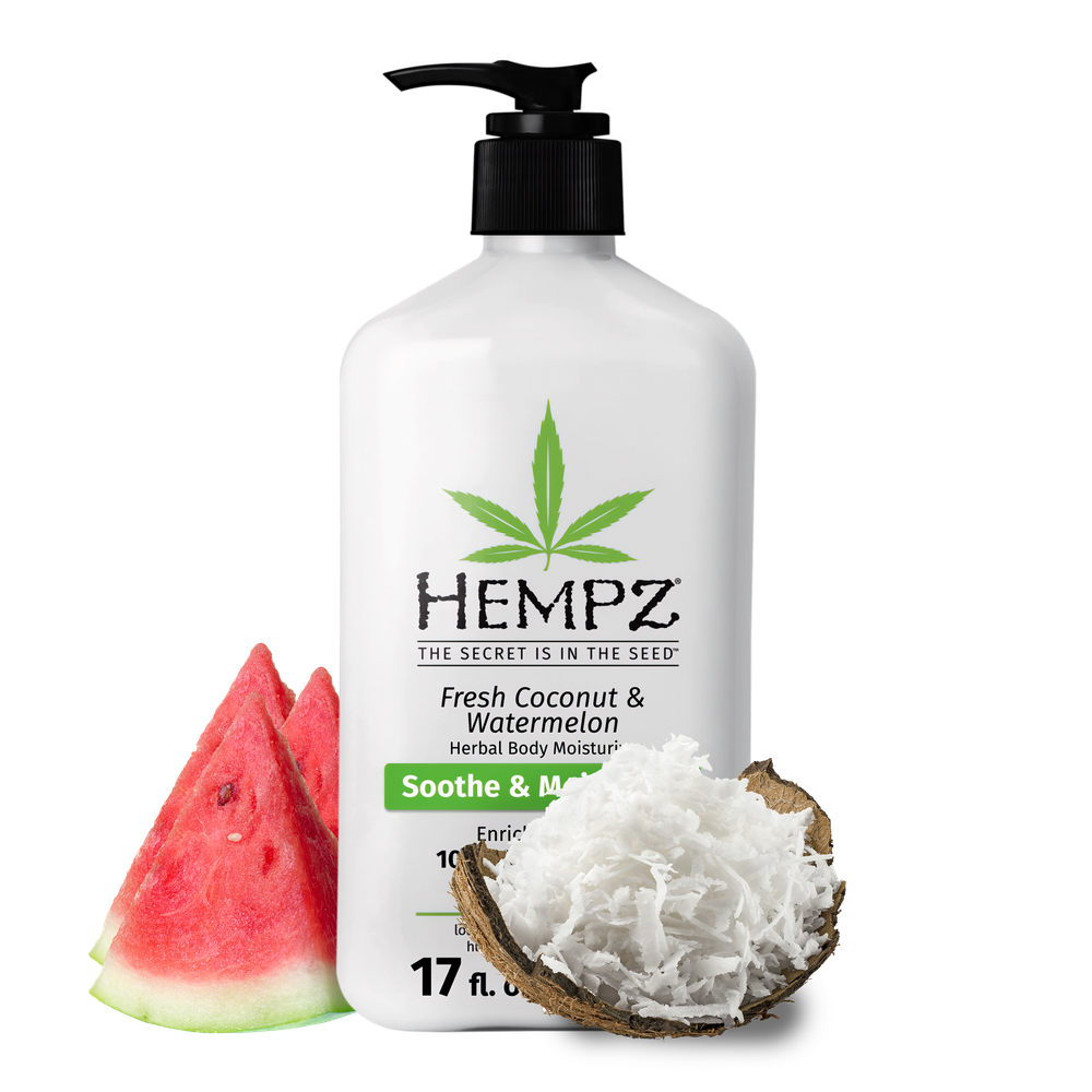 Молочко для тела HEMPZ Fresh Coconut & Watermelon Herbal Body Moisturizer 500ml