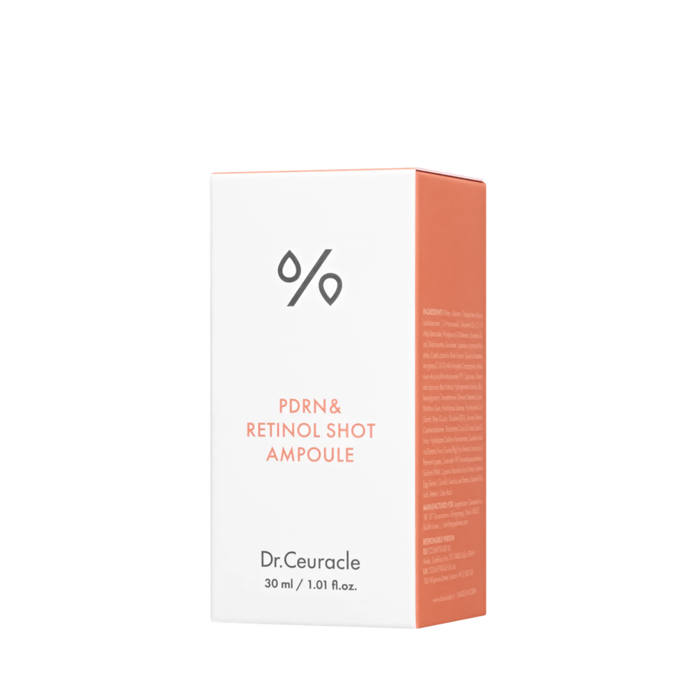 DR.CEURACLE PDRN & Retinol Shot Ampoule, 30 ml.