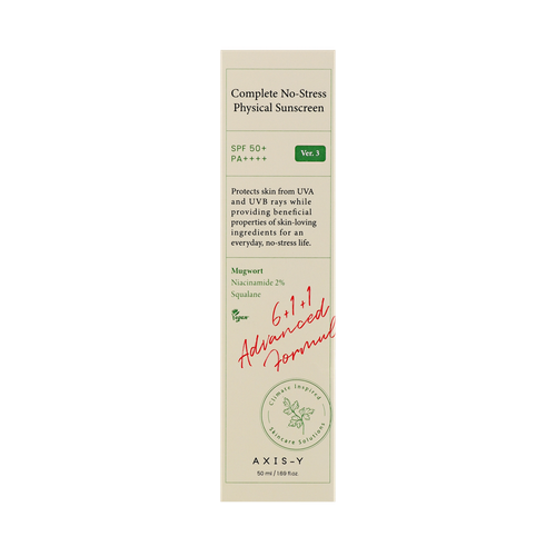 AXIS-Y Complete No-Stress Physical Sunscreen V. 3 SPF50+ PA++++