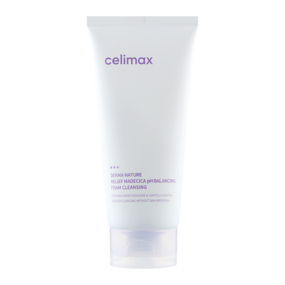 Слабокислотная очищающая пенка Celimax Derma Nature Relief Madecica pH Balancing Foam Cleansing