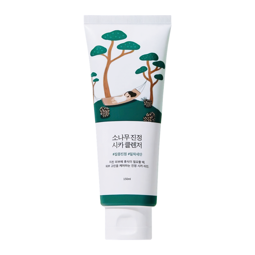 Мягкая пенка для умывания с экстрактом иголок сосны Round Lab Pine Calming Cica Cleanser