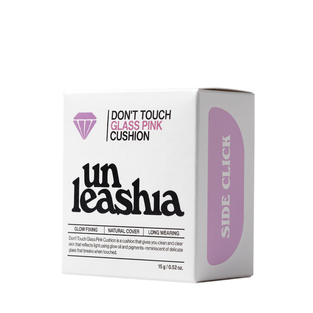 UNLEASHIA Don't Touch Glass Pink Cushion 21N Hyaline, 15 g.